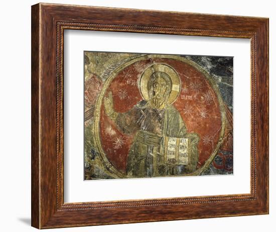 Melchizedek, Called the Ancient of Days, Fresco, 1196-null-Framed Art Print