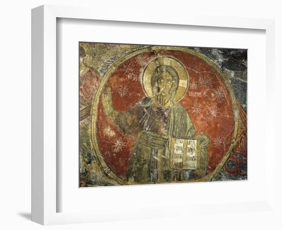 Melchizedek, Called the Ancient of Days, Fresco, 1196-null-Framed Art Print