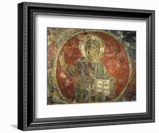 Melchizedek, Called the Ancient of Days, Fresco, 1196-null-Framed Art Print