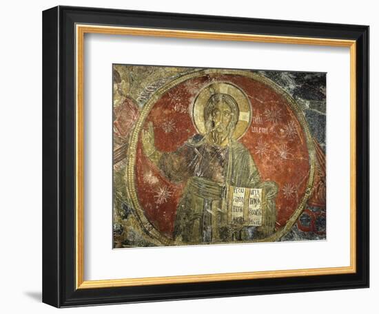 Melchizedek, Called the Ancient of Days, Fresco, 1196-null-Framed Art Print