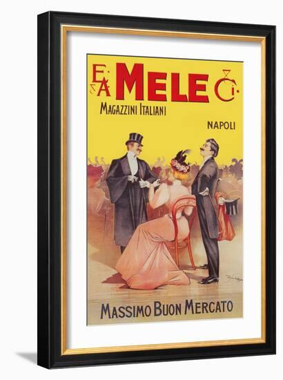 Mele Dress Makes Young Women More Beautiful-Aleardo Villa-Framed Art Print