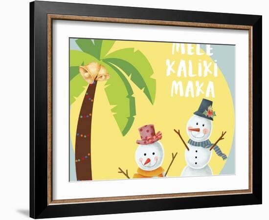 Mele Kaliki Maka-The Font Diva-Framed Giclee Print