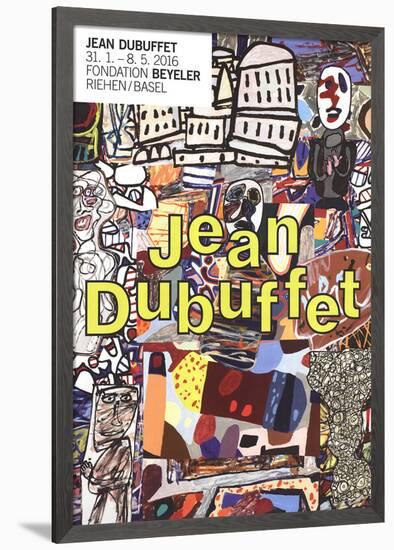 Mele Moments-Jean Dubuffet-Framed Art Print