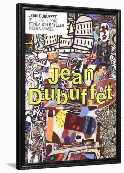 Mele Moments-Jean Dubuffet-Framed Art Print