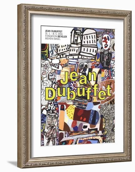 Mele Moments-Jean Dubuffet-Framed Art Print