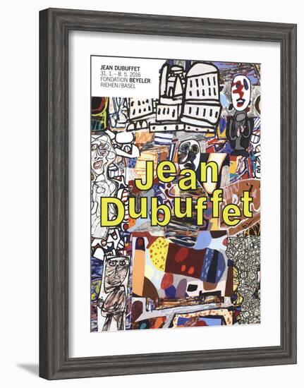 Mele Moments-Jean Dubuffet-Framed Art Print