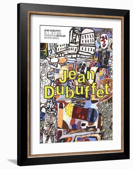 Mele Moments-Jean Dubuffet-Framed Art Print