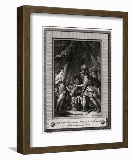 Meleager Presents to Atalanta the Head of the Callydonian Boar, 1774-W Walker-Framed Giclee Print