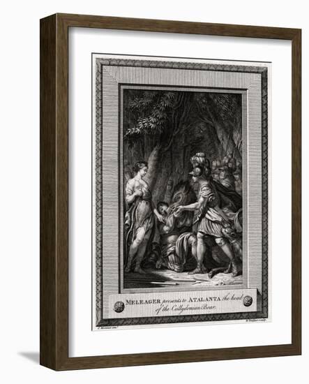 Meleager Presents to Atalanta the Head of the Callydonian Boar, 1774-W Walker-Framed Giclee Print