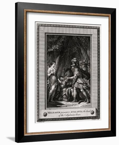 Meleager Presents to Atalanta the Head of the Callydonian Boar, 1774-W Walker-Framed Giclee Print