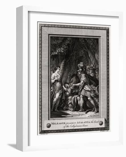 Meleager Presents to Atalanta the Head of the Callydonian Boar, 1774-W Walker-Framed Giclee Print