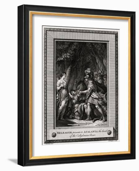 Meleager Presents to Atalanta the Head of the Callydonian Boar, 1774-W Walker-Framed Giclee Print