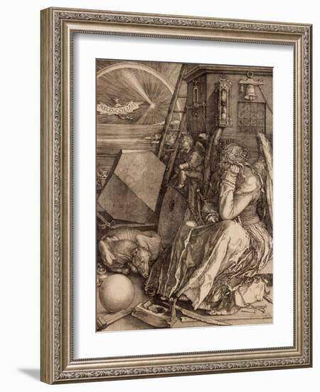 Melencolia I, 1514-Albrecht Dürer-Framed Giclee Print