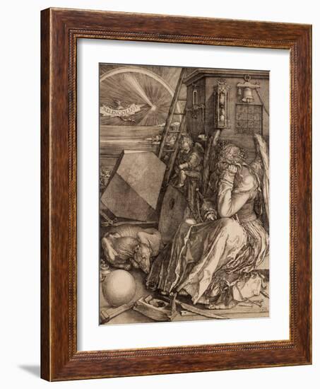 Melencolia I, 1514-Albrecht Dürer-Framed Giclee Print