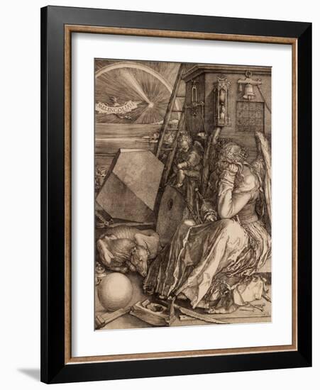 Melencolia I, 1514-Albrecht Dürer-Framed Giclee Print