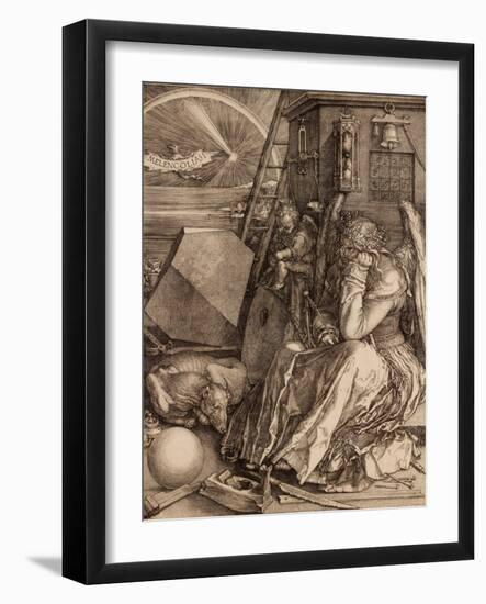 Melencolia I, 1514-Albrecht Dürer-Framed Giclee Print