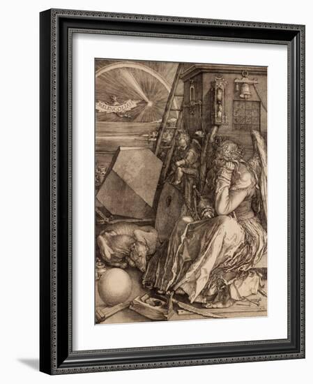 Melencolia I, 1514-Albrecht Dürer-Framed Giclee Print