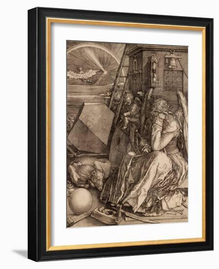 Melencolia I, 1514-Albrecht Dürer-Framed Giclee Print