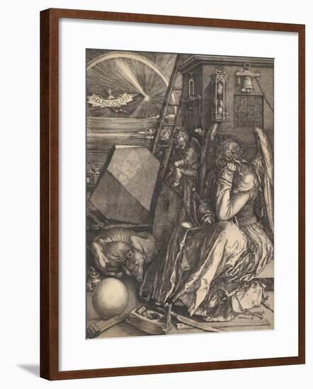 Melencolia I, 1514-Albrecht Dürer or Duerer-Framed Giclee Print