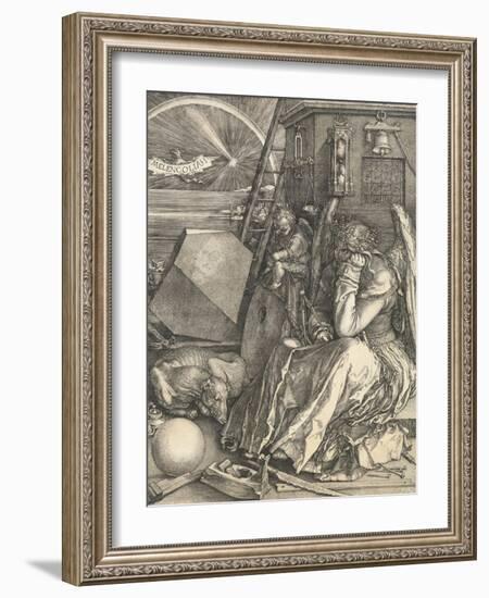 Melencolia I by Albrecht D¼rer-Albrecht Dürer-Framed Giclee Print