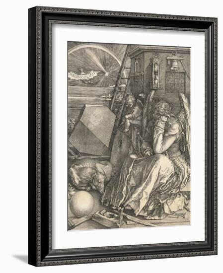 Melencolia I by Albrecht D¼rer-Albrecht Dürer-Framed Giclee Print