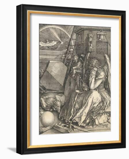 Melencolia I by Albrecht D¼rer-Albrecht Dürer-Framed Giclee Print