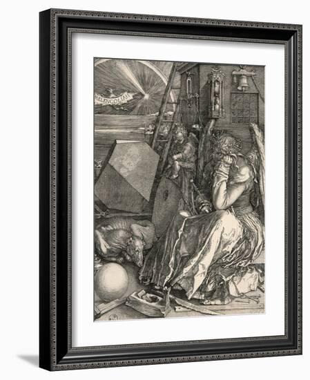 Melencolia I-Melancholia I-Albrecht Dürer-Framed Giclee Print