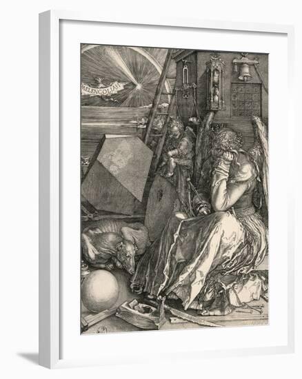 Melencolia I-Melancholia I-Albrecht Dürer-Framed Giclee Print