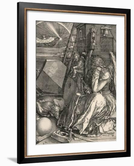 Melencolia I-Melancholia I-Albrecht Dürer-Framed Giclee Print