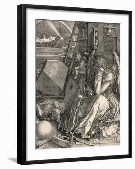 Melencolia I-Melancholia I-Albrecht Dürer-Framed Giclee Print