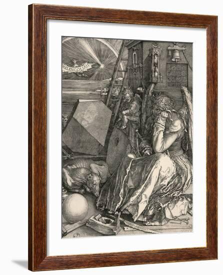 Melencolia I-Melancholia I-Albrecht Dürer-Framed Giclee Print