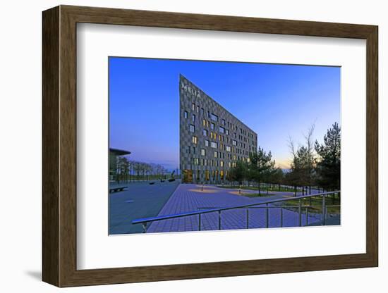 Melia Hotel on Kirchberg in Luxembourg City, Grand Duchy of Luxembourg, Europe-Hans-Peter Merten-Framed Photographic Print