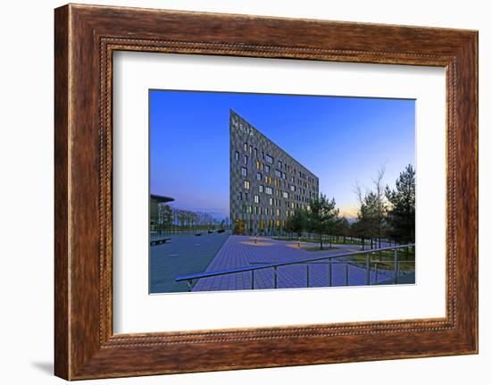 Melia Hotel on Kirchberg in Luxembourg City, Grand Duchy of Luxembourg, Europe-Hans-Peter Merten-Framed Photographic Print