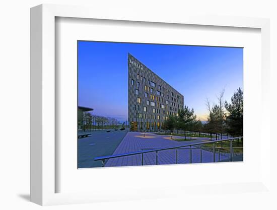 Melia Hotel on Kirchberg in Luxembourg City, Grand Duchy of Luxembourg, Europe-Hans-Peter Merten-Framed Photographic Print