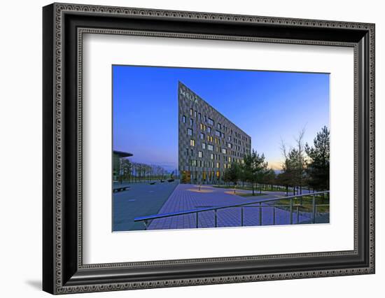 Melia Hotel on Kirchberg in Luxembourg City, Grand Duchy of Luxembourg, Europe-Hans-Peter Merten-Framed Photographic Print