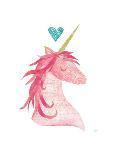 Unicorn Magic II Heart Sq-Melissa Averinos-Art Print