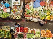 Offerings of flowers for sale, Denpasar, Bali, Indonesia, Southeast Asia, Asia-Melissa Kuhnell-Photographic Print