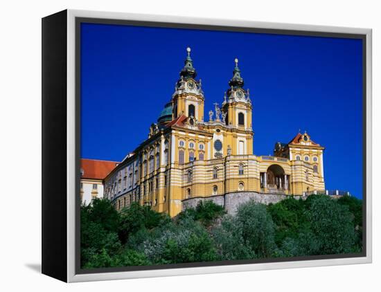 Melk Abbey, Baroque Church, Lower Austria-Walter Bibikow-Framed Premier Image Canvas