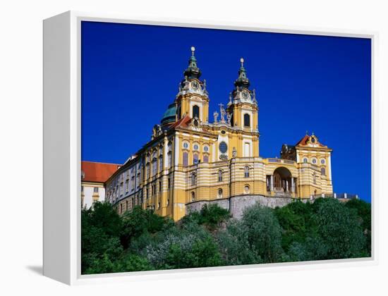 Melk Abbey, Baroque Church, Lower Austria-Walter Bibikow-Framed Premier Image Canvas