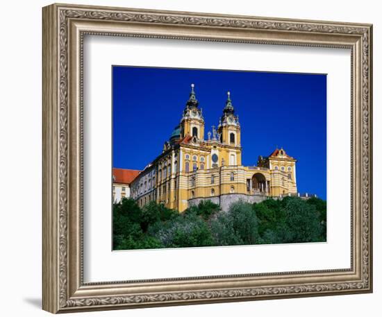 Melk Abbey, Baroque Church, Lower Austria-Walter Bibikow-Framed Photographic Print