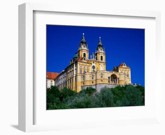 Melk Abbey, Baroque Church, Lower Austria-Walter Bibikow-Framed Photographic Print