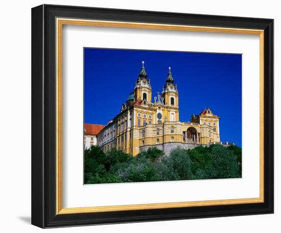 Melk Abbey, Baroque Church, Lower Austria-Walter Bibikow-Framed Photographic Print