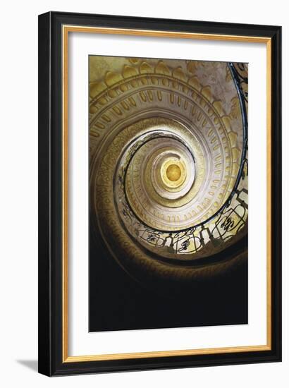 Melk Abbey, Spiral Staircase That Leads to the Church-Jakob Prandtauer-Framed Art Print