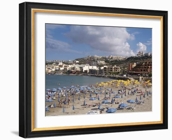 Mellieha Bay, Malta, Mediterranean, Europe-Hans Peter Merten-Framed Photographic Print