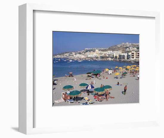 Mellieha Bay, Malta-Peter Thompson-Framed Photographic Print