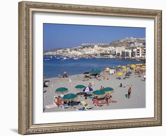 Mellieha Bay, Malta-Peter Thompson-Framed Photographic Print