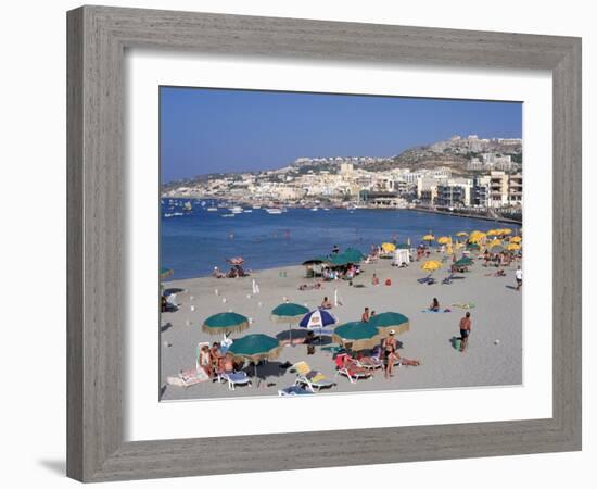 Mellieha Bay, Malta-Peter Thompson-Framed Photographic Print