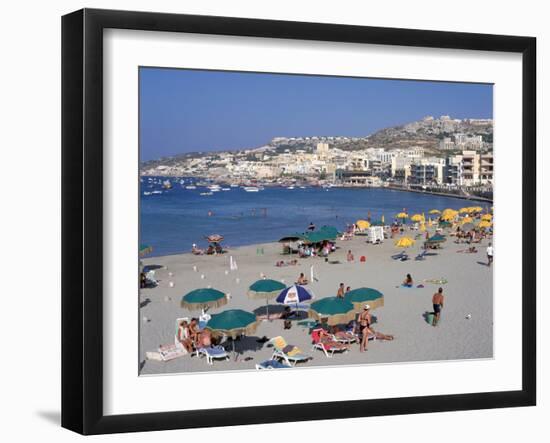 Mellieha Bay, Malta-Peter Thompson-Framed Photographic Print