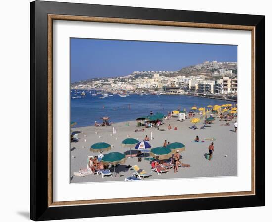 Mellieha Bay, Malta-Peter Thompson-Framed Photographic Print