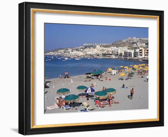 Mellieha Bay, Malta-Peter Thompson-Framed Photographic Print